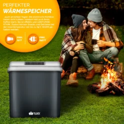 Tillvex Kühlbox Elektrisch 32L Grau | Mini-Kühlschrank 230 V Und 12 V Für KFZ Auto Camping | Kühlt & Wärmt | ECO-Modus -Mepalhom Geschaft 0278ffafe14dd532e6fb8e8617cd3a94