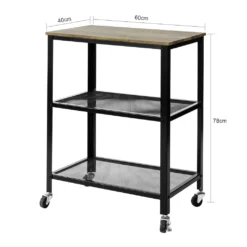 SoBuy SVW04-N Servierwagen Mit 3 Ablagen Beistellwagen Rollwagen Küchenwagen Küchenregal Industrie-Design BHT Ca.: 60x78x40cm 14 SoBuy SVW04-N Servierwagen Mit 3 Ablagen Beistellwagen Rollwagen Küchenwagen Küchenregal Industrie-Design BHT Ca.: 60x78x40cm -Mepalhom Geschaft 04d88dce9f44f56346c36563e47cda89