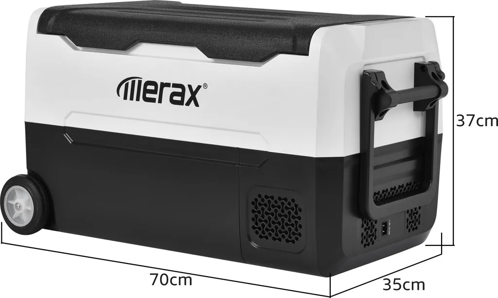 Merax Elektrisch Kühlbox Mit Kompressor 31.5L Schwarz, Mini Kühlschrank Tragbar Kühlleistung Bis -20° C, Gefrierbox 12/24 V Und 230 V Für Büro, Auto, Camping, Garten 14 Merax Elektrisch Kühlbox Mit Kompressor 31.5L Schwarz, Mini Kühlschrank Tragbar Kühlleistung Bis -20° C, Gefrierbox 12/24 V Und 230 V Für Büro, Auto, Camping, Garten – Bild 12