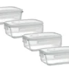 Glas Frischhaltedose Set Mit Deckel - 4x Vorratsdosen - Auslaufsicher Hitzebeständig Kältebeständig - Glasbehälter Boxen -Mepalhom Geschaft 0790e86047d8d782c7180751262487ae