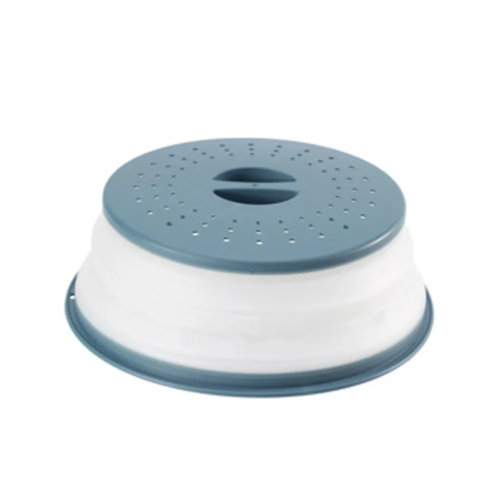 Faltbare Mikrowellen-Abdeckplatte Für Lebensmittel, Belüftet, Faltbar, Spritzwassergeschützt, Mikrowellen-Spritzschutz, BPA-freies Silikon & Kunststoff Und Spülmaschinenfest ,Ink-blue Colour 3 Faltbare Mikrowellen-Abdeckplatte Für Lebensmittel, Belüftet, Faltbar, Spritzwassergeschützt, Mikrowellen-Spritzschutz, BPA-freies Silikon & Kunststoff Und Spülmaschinenfest ,Ink-blue Colour