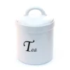 Teebehälter Keramik Weiß Vorratsbehälter Mit Deckel Vorratsdose Frischhaltdose "TEA" 830ml -Mepalhom Geschaft 0cced790cb30f797a22ef714368d2048