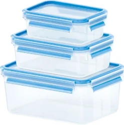 Emsa Frischhaltedose CLIP & CLOSE, 3er Set, 0,55/1,0/2,30 L, Farbe Grün -Mepalhom Geschaft 0d4adb279a76c2d08a385b48b0dce4d3