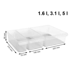 ROTHO SET Kühlschrankorg. PP 3 Tlg. MB LOFT, Farbe:Transparent 9 ROTHO SET Kühlschrankorg. PP 3 Tlg. MB LOFT, Farbe:Transparent -Mepalhom Geschaft 0fdafdbeb81474cb24e15bb9c766159c