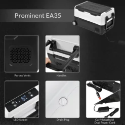 Merax Elektrisch Kühlbox Mit Kompressor 31.5L Schwarz, Mini Kühlschrank Tragbar Kühlleistung Bis -20° C, Gefrierbox 12/24 V Und 230 V Für Büro, Auto, Camping, Garten 26 Merax Elektrisch Kühlbox Mit Kompressor 31.5L Schwarz, Mini Kühlschrank Tragbar Kühlleistung Bis -20° C, Gefrierbox 12/24 V Und 230 V Für Büro, Auto, Camping, Garten -Mepalhom Geschaft 11501c8f5bb0391593434e0819da0553