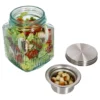 3tlg Set Salat To Go Vorratsglas 1L Lunch-Box Für Salat Nachhaltig Aufbewahrung -Mepalhom Geschaft 14cb5658e6df3fe24f37a69ab56300c2