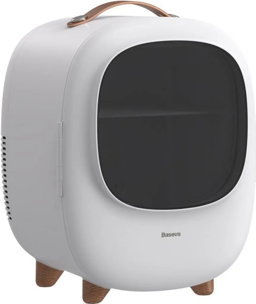 Baseus Mini Beauty Kühlschrank Für Kosmetik Reisekühlschrank Mit Heizung 8l 220V EU / 12V Weiß 7 Baseus Mini Beauty Kühlschrank Für Kosmetik Reisekühlschrank Mit Heizung 8l 220V EU / 12V Weiß – Bild 5