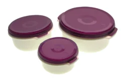 Emsa Micro Family Starter Set, Weiß/Brombeer, 0,5/1,0/1,5 L, 508455 -Mepalhom Geschaft 16e18c1c13a264a7818140b6cef26b36