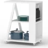 SoBuy FKW77-W Design Servierwagen Küchenwagen Beistellwagen Rollwagen Mit 3 Ablagen Und 2 Regalfächern Weiß BHT Ca.: 60x77x38cm 1 SoBuy FKW77-W Design Servierwagen Küchenwagen Beistellwagen Rollwagen Mit 3 Ablagen Und 2 Regalfächern Weiß BHT Ca.: 60x77x38cm -Mepalhom Geschaft 1813441fd3a73ff9cd7412d7a25e0524