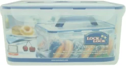 Lock & Lock Classic Vorratsdose 6,50 L, Recheckig, 294x230x138 Mm, Semi-transparent/blau -Mepalhom Geschaft 204601c72c4937ad927910f75467ce74