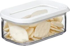 Mepal 106914030600 Modula Vorratsdose, Kunststoff, 425 Ml, Transparent/weiß (4 Stück) -Mepalhom Geschaft 24243b6111ba5c1706671fd4eb305756