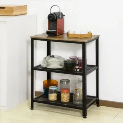 SoBuy SVW04-N Servierwagen Mit 3 Ablagen Beistellwagen Rollwagen Küchenwagen Küchenregal Industrie-Design BHT Ca.: 60x78x40cm 12 SoBuy SVW04-N Servierwagen Mit 3 Ablagen Beistellwagen Rollwagen Küchenwagen Küchenregal Industrie-Design BHT Ca.: 60x78x40cm -Mepalhom Geschaft 255b6900412a46d41e14c46cae6c0e47