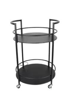 Servierwagen 'Bar', Deko Artikel, Runde Form, Wohnen, Ablagefläche, Lackiert