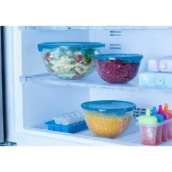 Pasabahce 97314 Chefs Vorratsdosen 3er Set Aufbewahrung Servierschalen Set Rührschüssel Glas Stapelbar Salat Schüsseln Schale Mit Deckel -Mepalhom Geschaft 2c7c511bd118c6db47cf962f8aced130