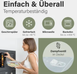 Classbach® Glas-Frischhaltedosen Mit Deckel, 9er-Vorratsdosen-Set/Vorratsgläser, Geeignet Für Mikrowelle, Spülmaschine Und Gefrierfach, Meal Prep Boxen Aus Glas, Perfekte Aufbewahrungsbox Küche 15 Classbach® Glas-Frischhaltedosen Mit Deckel, 9er-Vorratsdosen-Set/Vorratsgläser, Geeignet Für Mikrowelle, Spülmaschine Und Gefrierfach, Meal Prep Boxen Aus Glas, Perfekte Aufbewahrungsbox Küche -Mepalhom Geschaft 2ce73b570b50be6b3e18c7c50e5d028c