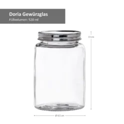 8-tlg. Vorrats-Gläserset Doria 520 Ml + 320 Ml Gewürzglas Mit Schraub-Deckel Silber Gläser 13 8-tlg. Vorrats-Gläserset Doria 520 Ml + 320 Ml Gewürzglas Mit Schraub-Deckel Silber Gläser -Mepalhom Geschaft 2cf5c12f668a6560650270b3651a5d42