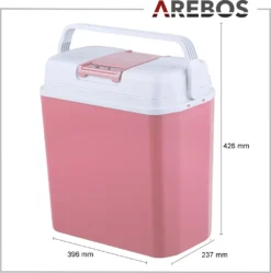 AREBOS 20 Liter Kühlbox Elektrisch, Klein, Zum Kühlen Und Warmhalten, Mit ECO Modus, 12/230 V Für Auto Und Steckdose, Kühltasche, Isoliertasche -Mepalhom Geschaft 2d92055830dd9b965ef1593a6f58d05f
