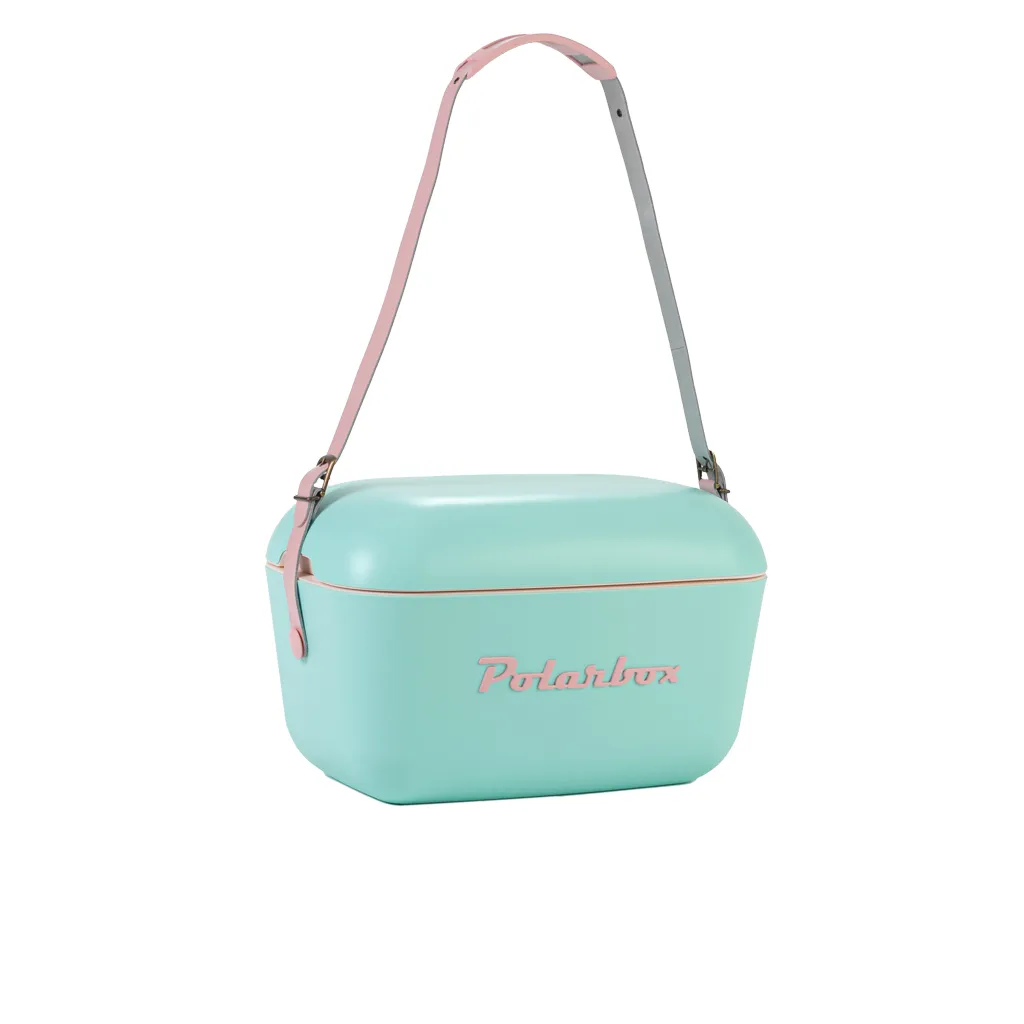 Kühlbox | Passive Kühlbox | Kühltaschen Polar In Retro Vintage Design Aus Kunststoff Mit Polystyrol (Airpop) Thermische Isolierung, 12L In Türkis 4 Kühlbox | Passive Kühlbox | Kühltaschen Polar In Retro Vintage Design Aus Kunststoff Mit Polystyrol (Airpop) Thermische Isolierung, 12L In Türkis – Bild 2
