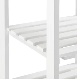 Servierwagen 76 X 37 X 37 Cm Barwagen 3 Ablage 1 Schublade Beistellwagen Allzweckwagen Rollwagen MDF Holzfarben-Weiß [en.casa] -Mepalhom Geschaft 3764769ec1afb6b015ba5197c11d86d0