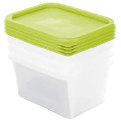 ROTHO Set Gefrierdosen 4 X 0.75 L DOMINO, Farbe:Limettengrün -Mepalhom Geschaft 37b0981461c2805da9e6abf5b280c7c7