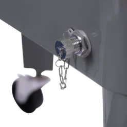 Kühlwagen, Servierwagen Outdoor Mit Großer Kühlbox, Getränkekühler Beistellwagen Für Garten, Rollbarer Party Kühlwagen Im Retro-Look – 57l, Farbe:anthrazit -Mepalhom Geschaft 39471939188cdc3327c013712b0da843