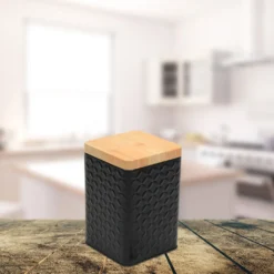 2er Set Metall Vorratsdose Mit Deckel 16x10,5x10,5cm - Schwarz 19 2er Set Metall Vorratsdose Mit Deckel 16x10,5x10,5cm - Schwarz -Mepalhom Geschaft 3addf6b78986a920194f16cb58759cbb