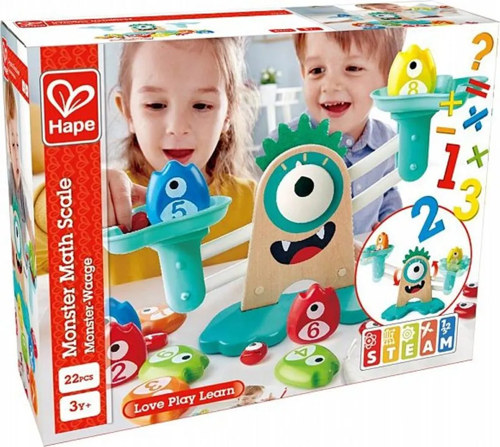 HAPE Baby Monster-Waage Aufbewahrungsdosen Geschirr Plahap1222 7 HAPE Baby Monster-Waage Aufbewahrungsdosen Geschirr Plahap1222 – Bild 5