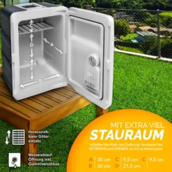 Tillvex Kühlbox Elektrisch 40L Grau Mit Rollen | Mini-Kühlschrank 230 V Und 12 V Für KFZ Auto Camping | Kühlt & Wärmt | ECO-Modus 12 Tillvex Kühlbox Elektrisch 40L Grau Mit Rollen | Mini-Kühlschrank 230 V Und 12 V Für KFZ Auto Camping | Kühlt & Wärmt | ECO-Modus -Mepalhom Geschaft 3d684523f6ff64fb5df90597f3711ba5