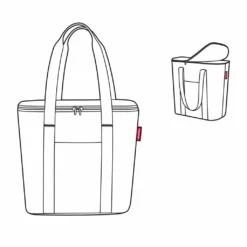 Reisenthel Coolerbag Kühltasche Einkaufstasche Thermo Tasche Shopper, Farbe:Twist Blue -Mepalhom Geschaft 3e5d30b6b5f50c4e8672723acccf4ac3