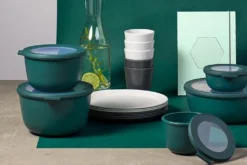 Mepal - Cirqula Vorratsdose Multi Schüssel & Schalen 3-teiliges Set Rund - Aufbewahrungsbox & Frischhaltedosen Mit Deckel - 300, 750 & 1250 Ml - Nordic Pine -Mepalhom Geschaft 4001375d49df96361039f55591be6552