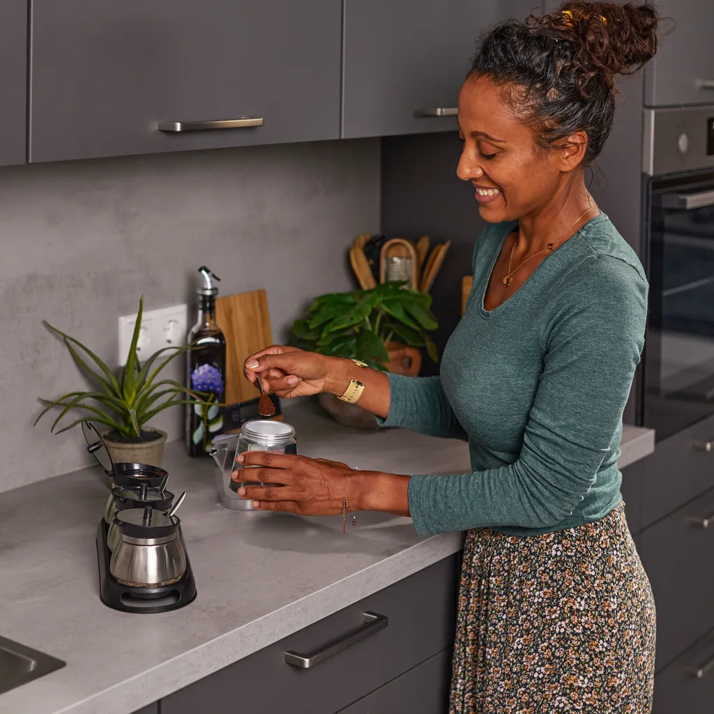 Relaxdays 3er Gewürzgläser Set Mit Tablett 5 Relaxdays 3er Gewürzgläser Set Mit Tablett – Bild 3