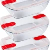 Pyrex Glasbehälter Mit Deckel Cook & Heat 3-teilig -Mepalhom Geschaft 4256242add92010f9f07cd70fabe914c