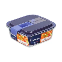 Lunchbox Hermetisch Luminarc Easy Box Zweifarbig Glas 760 Ml