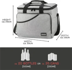 Bomoe Kühltasche Faltbar IceBreezer KT39 Outdoor Kühlbox 39x28x29cm 31 Liter -Mepalhom Geschaft 47e244c634d4fb9a9f829e74d438e229