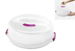 Metaltex Tortenbehälter ø36cm Höhenvers, Transparent/rot/weiß -Mepalhom Geschaft 4e6b3854179b8e9b4363fde4eb22a9c8