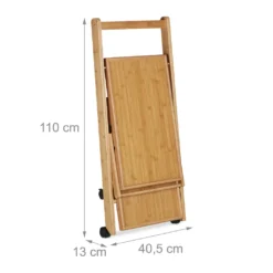 Relaxdays Küchenwagen Bambus Mit 2 Ablagen -Mepalhom Geschaft 503c15484d5ddb6efea2ed4406b30db7