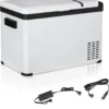Outsunny Kühlbox Auto 30L Mit LCD-Anzeige Kompressor Autokühlschrank Elektrisch Boot Camper Reisen 12/24V DC Und 110-240V AC Weiß 2 Outsunny Kühlbox Auto 30L Mit LCD-Anzeige Kompressor Autokühlschrank Elektrisch Boot Camper Reisen 12/24V DC Und 110-240V AC Weiß -Mepalhom Geschaft 597ae3da6150555d7040c0e194f1d7fd