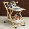 SoBuy® Servierwagen,Beistellwagen,Küchenwagen,zusammenklappbar,FKW52-WN -Mepalhom Geschaft 5ceab8fad7080caf81472779a7f7110f