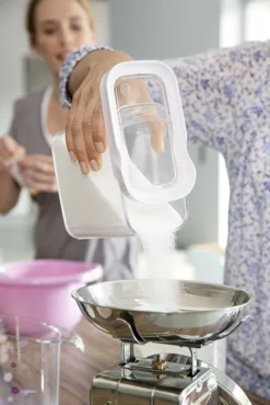 Emsa Trockenvorratsdose OPTIMA 0,45 Liter Transparent / Weiß -Mepalhom Geschaft 5d3e643c52ef319cc3658db5180f191d