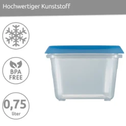 Wüllner & Kaiser Gefrierdosen 4er Set 750 Ml, Frischhaltedosen Mit Deckel, Ideal Zum Einfrieren, Vielfältig Verwendbar -Mepalhom Geschaft 5df79142e845f393002777fbea588894