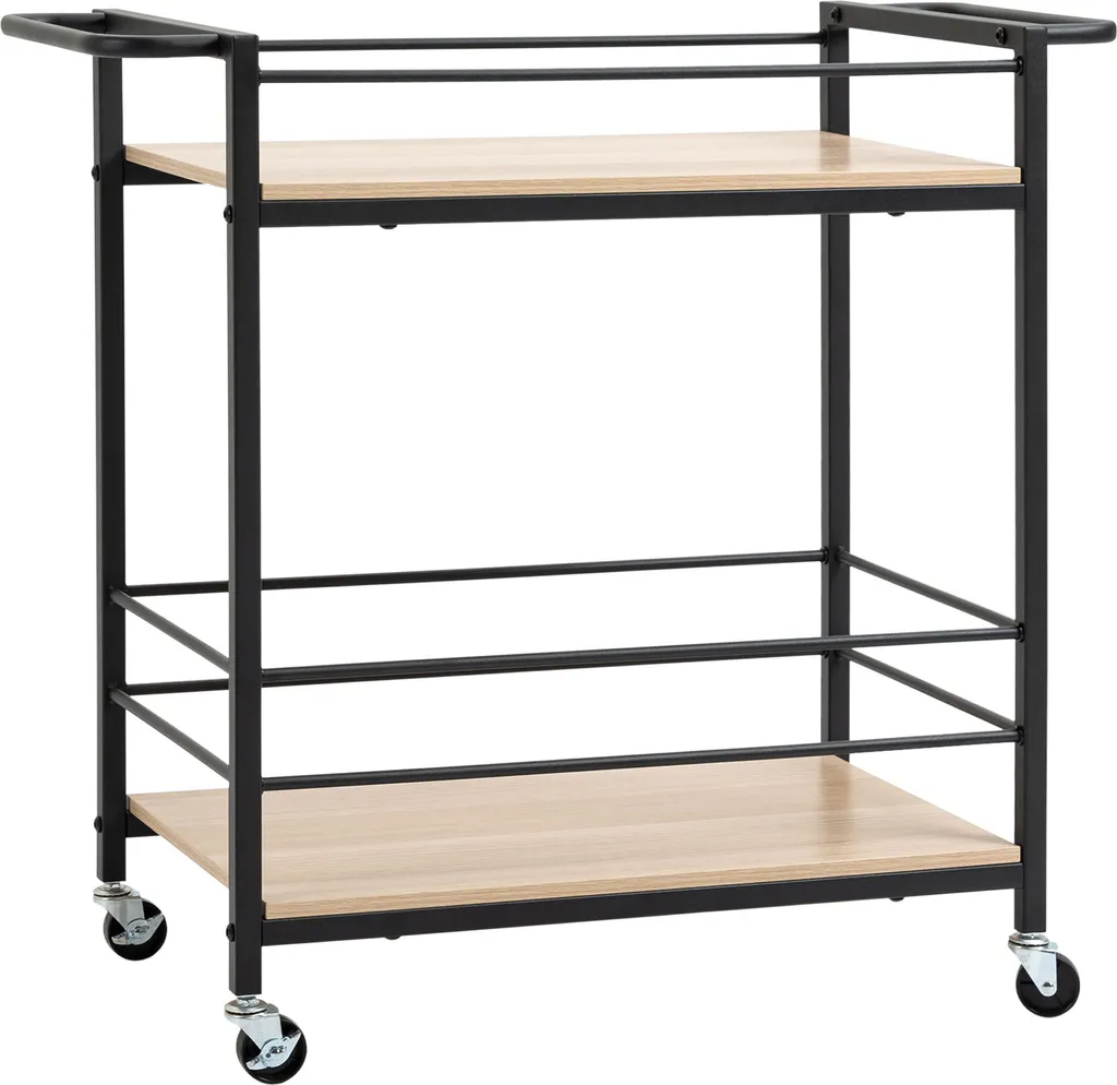 HOMCOM Küchenwagen Servierwagen Aufbewahrungswagen Beistellwagen Mit 2 Ebenen Und Griff Rollenwagen Für Küche Esszimmer Belastbarkeit 60 Kg Spanplatte 82 X 40 X 75 Cm 3 HOMCOM Küchenwagen Servierwagen Aufbewahrungswagen Beistellwagen Mit 2 Ebenen Und Griff Rollenwagen Für Küche Esszimmer Belastbarkeit 60 Kg Spanplatte 82 X 40 X 75 Cm