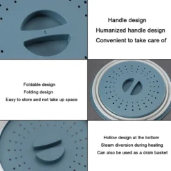 Faltbare Mikrowellen-Abdeckplatte Für Lebensmittel, Belüftet, Faltbar, Spritzwassergeschützt, Mikrowellen-Spritzschutz, BPA-freies Silikon & Kunststoff Und Spülmaschinenfest ,Ink-blue Colour 18 Faltbare Mikrowellen-Abdeckplatte Für Lebensmittel, Belüftet, Faltbar, Spritzwassergeschützt, Mikrowellen-Spritzschutz, BPA-freies Silikon & Kunststoff Und Spülmaschinenfest ,Ink-blue Colour -Mepalhom Geschaft 5ec8d112df9baa20c7c93e41e5a01b8d
