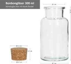 6tlg. Bonbongläserset Korkverschluss 300 Ml Bonboniere Vorratsdose Gewürzglas 10 6tlg. Bonbongläserset Korkverschluss 300 Ml Bonboniere Vorratsdose Gewürzglas -Mepalhom Geschaft 5f20133b61c938406fee89565ea82537