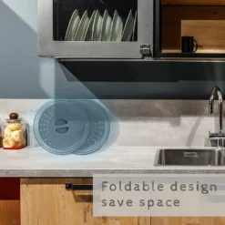 Faltbare Mikrowellen-Abdeckplatte Für Lebensmittel, Belüftet, Faltbar, Spritzwassergeschützt, Mikrowellen-Spritzschutz, BPA-freies Silikon & Kunststoff Und Spülmaschinenfest ,Ink-blue Colour 19 Faltbare Mikrowellen-Abdeckplatte Für Lebensmittel, Belüftet, Faltbar, Spritzwassergeschützt, Mikrowellen-Spritzschutz, BPA-freies Silikon & Kunststoff Und Spülmaschinenfest ,Ink-blue Colour -Mepalhom Geschaft 5ffd6ed852ac4970f63211c999febe6d