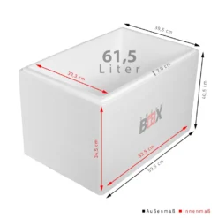 Styroporbox 61W | Wand: 3,0cm | Volumen: 61,5L | Innenmaß:53x33x34cm | Weiß Isolierbox Thermobox Kühlbox Warmhaltebox 13 Styroporbox 61W | Wand: 3,0cm | Volumen: 61,5L | Innenmaß:53x33x34cm | Weiß Isolierbox Thermobox Kühlbox Warmhaltebox -Mepalhom Geschaft 615fda835d89f16457d4608072f2a30f