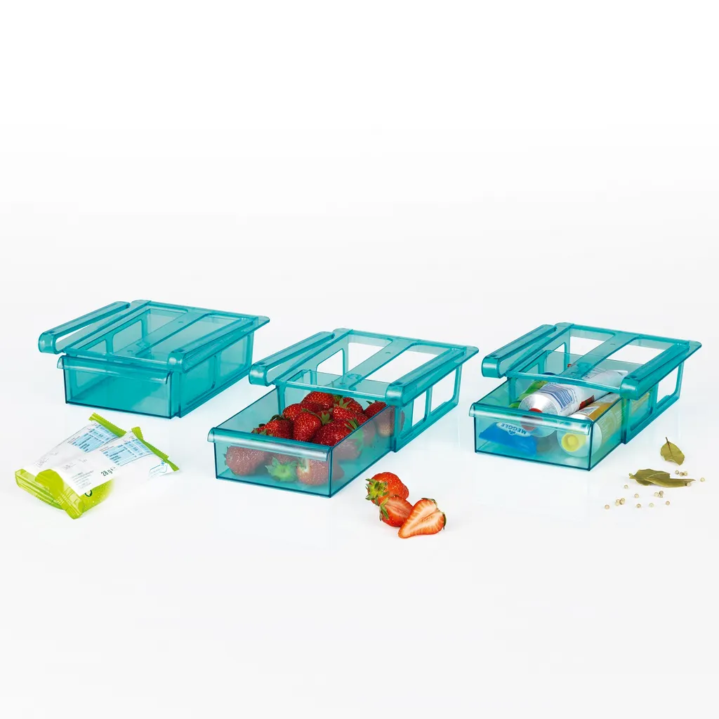 GOURMETmaxx Klemm-Schublade Für Kühlschrank, 3er-Set Schublade Klemm Kühlschrank GOURMETmaxx Zusatzfach Gemüsefach 3er-Set Ordnung 7 GOURMETmaxx Klemm-Schublade Für Kühlschrank, 3er-Set Schublade Klemm Kühlschrank GOURMETmaxx Zusatzfach Gemüsefach 3er-Set Ordnung – Bild 5