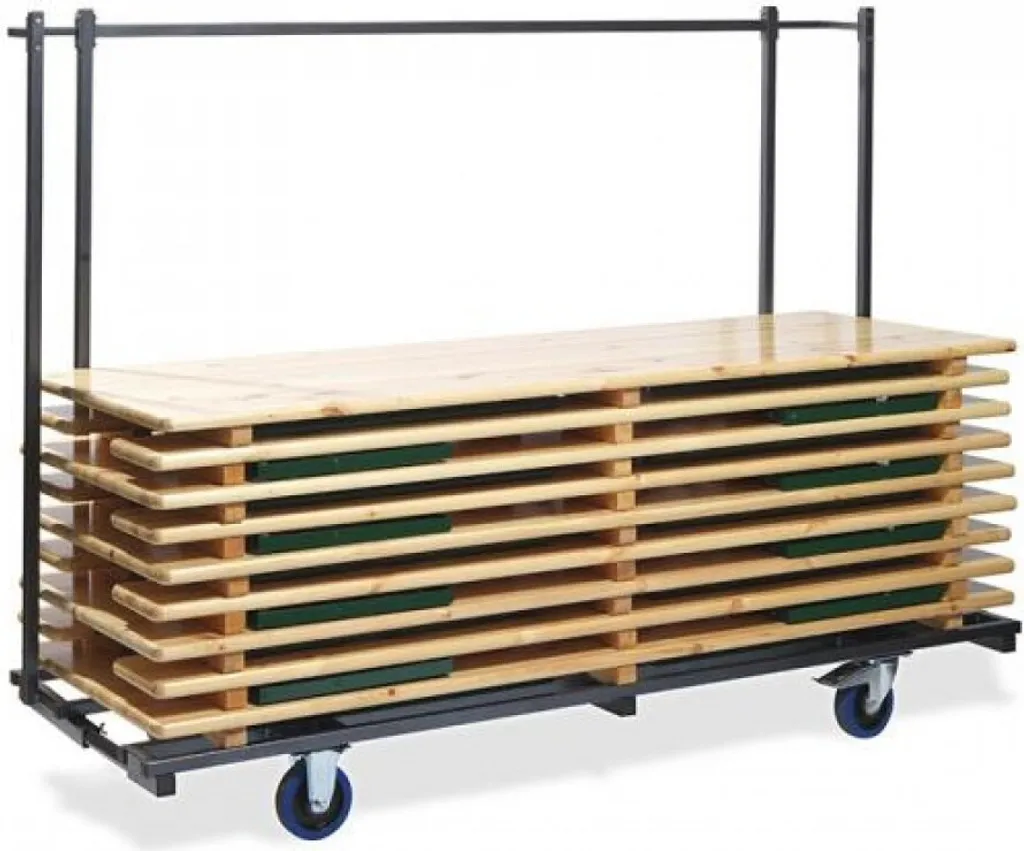 Gastro Uzal Transportwagen Bierzeltgarnitur 3 Gastro Uzal Transportwagen Bierzeltgarnitur