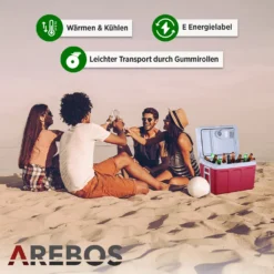 AREBOS Elektrische Kühlbox 40 Liter, Zum Kühlen Und Warmhalten, Mobil Kühlschrank Mit ECO Modus, 12/230 V Für Auto Und Steckdose 15 AREBOS Elektrische Kühlbox 40 Liter, Zum Kühlen Und Warmhalten, Mobil Kühlschrank Mit ECO Modus, 12/230 V Für Auto Und Steckdose -Mepalhom Geschaft 6cfac14ffd2d517db5c8dece0fb391ed