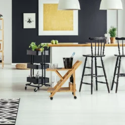 Relaxdays Küchenwagen Bambus Mit 2 Ablagen -Mepalhom Geschaft 6de201887fd905852d85d093f56a26eb