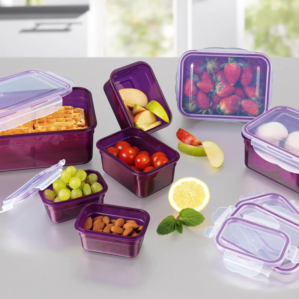 Maxxworld Frischhaltedosen Klick-it 14tl Plastik Brotdose Lunchbox Aufbewahrung Mikrowelle 6 Maxxworld Frischhaltedosen Klick-it 14tl Plastik Brotdose Lunchbox Aufbewahrung Mikrowelle – Bild 4